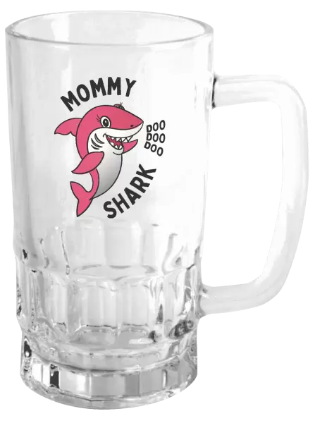 Půllitr Mommy Shark