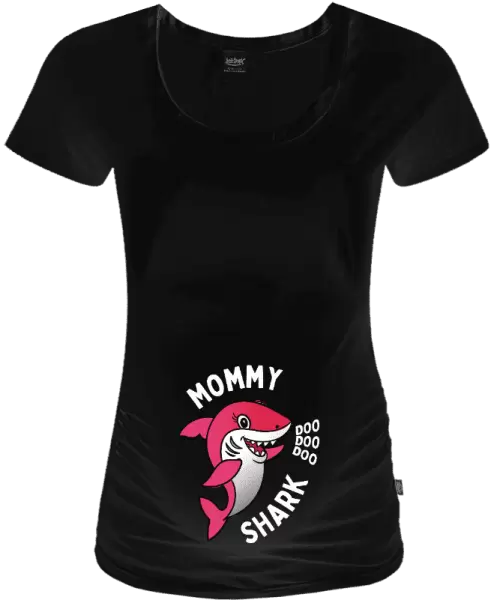 Tehotenské tričko Mommy Shark