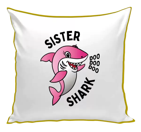 Polštář Sister Shark