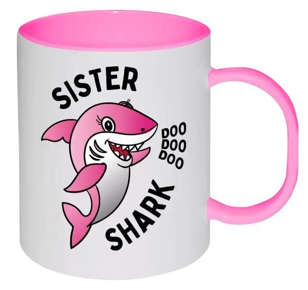 Plastový hrnek Sister Shark