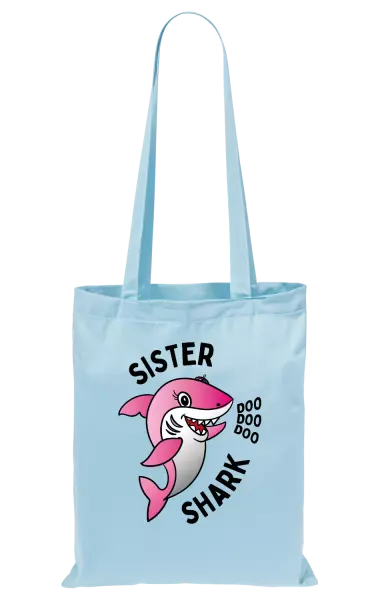 Látková taška Sister Shark