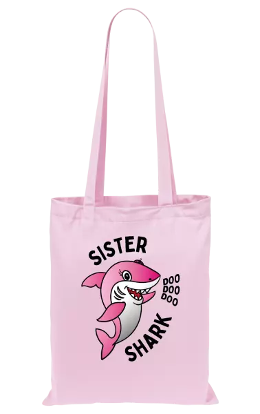 Látková taška Sister Shark