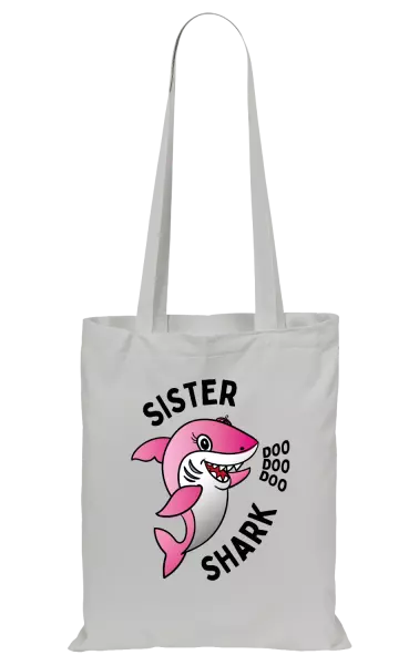 Látková taška Sister Shark