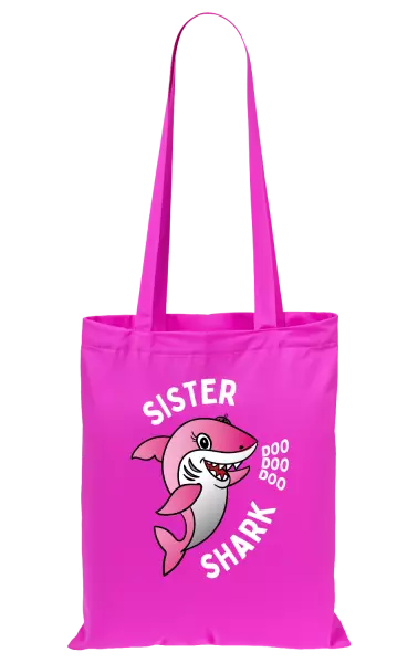 Látková taška Sister Shark