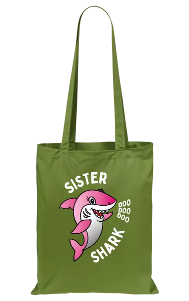 Látková taška Sister Shark