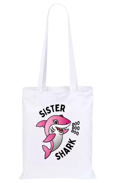 Látková taška Sister Shark