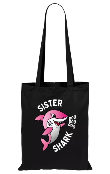 Látková taška Sister Shark