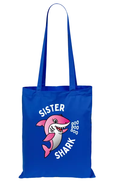 Látková taška Sister Shark