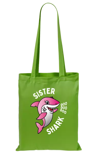 Látková taška Sister Shark