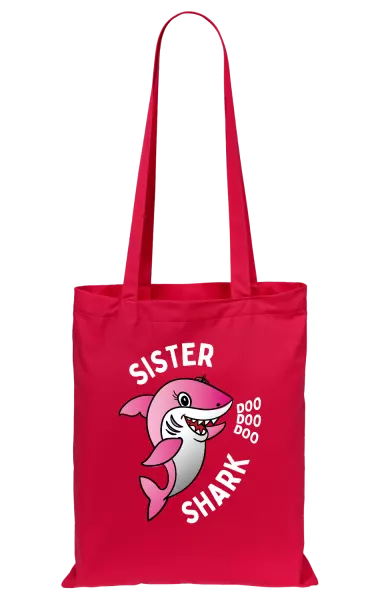 Látková taška Sister Shark