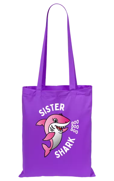Látková taška Sister Shark