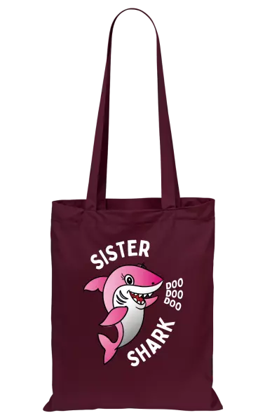 Látková taška Sister Shark