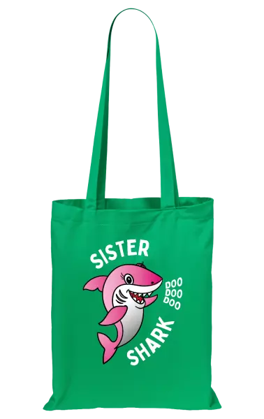Látková taška Sister Shark