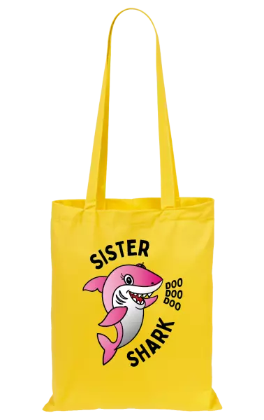 Látková taška Sister Shark