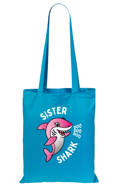Látková taška Sister Shark