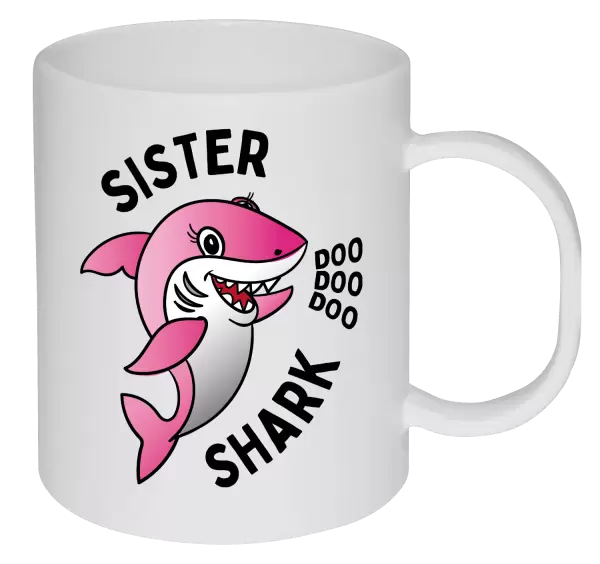 Plastový hrnek Sister Shark