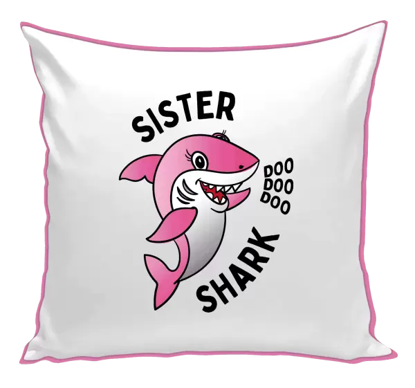 Polštář Sister Shark