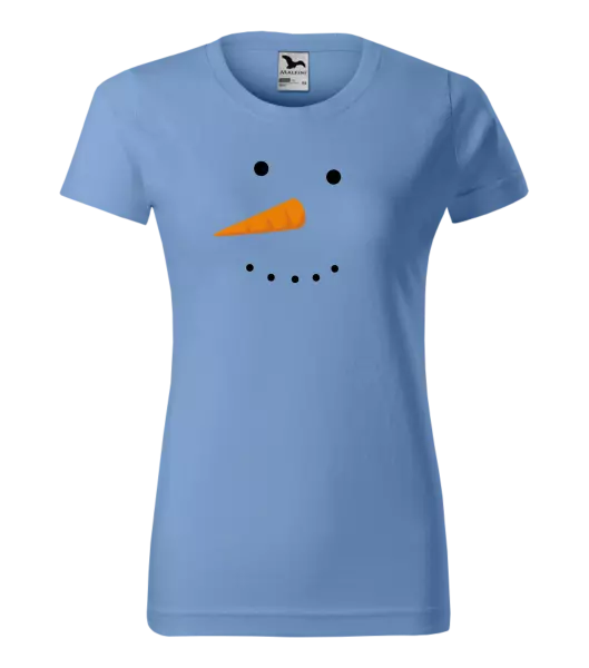 Dámské vánoční tričko Sněhulák