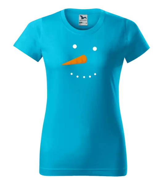 Dámské vánoční tričko Sněhulák