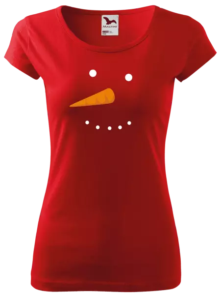 Dámské vánoční tričko Sněhulák