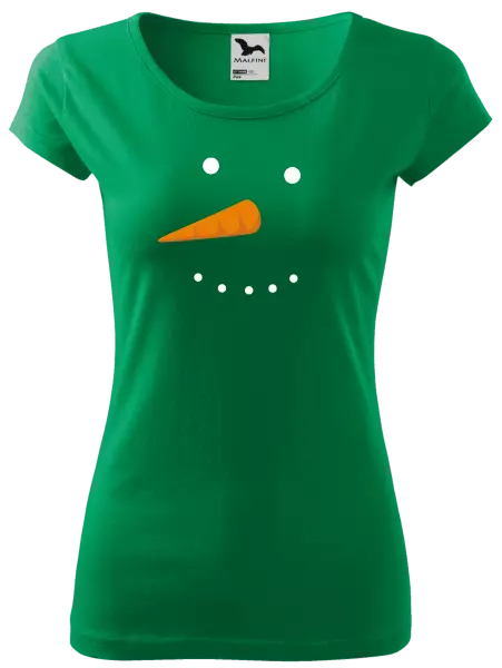 Dámské vánoční tričko Sněhulák
