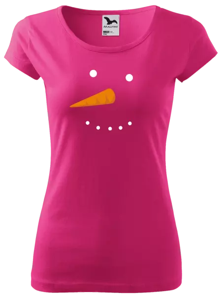 Dámské vánoční tričko Sněhulák