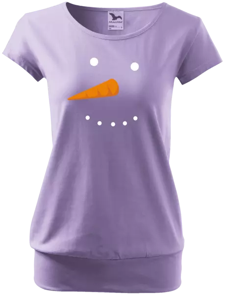 Dámské vánoční tričko Sněhulák