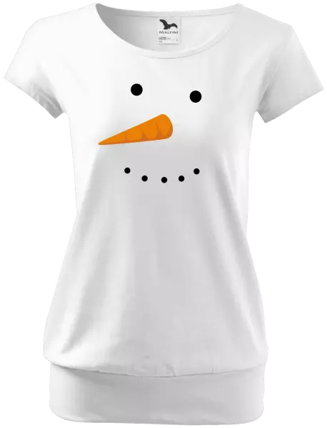 Dámské vánoční tričko Sněhulák