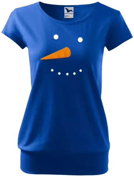 Dámské vánoční tričko Sněhulák