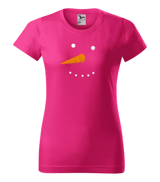 Dámské vánoční tričko Sněhulák