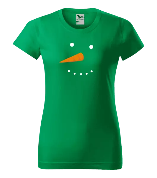 Dámské vánoční tričko Sněhulák