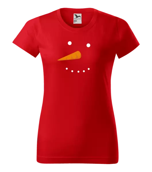 Dámské vánoční tričko Sněhulák