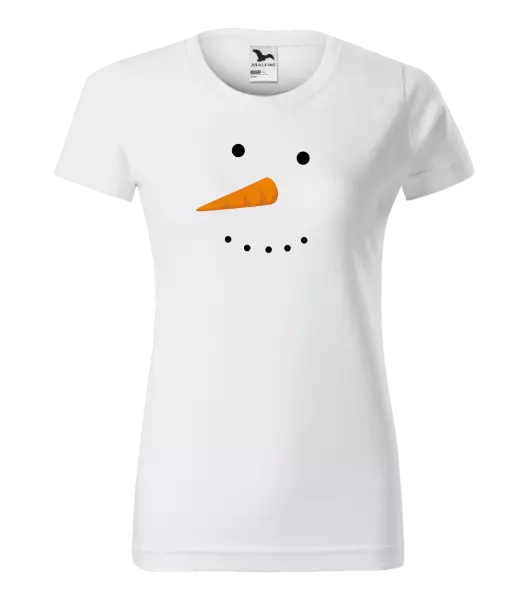 Dámské vánoční tričko Sněhulák