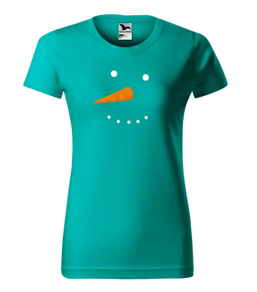 Dámské vánoční tričko Sněhulák