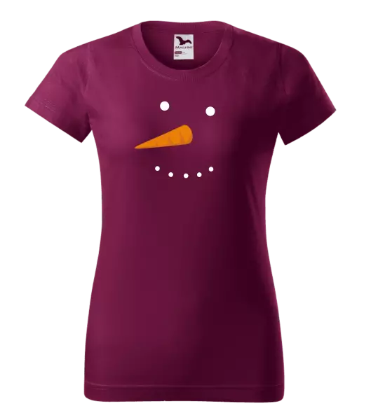 Dámské vánoční tričko Sněhulák