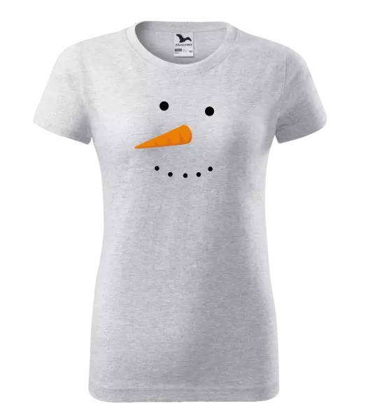 Dámské vánoční tričko Sněhulák