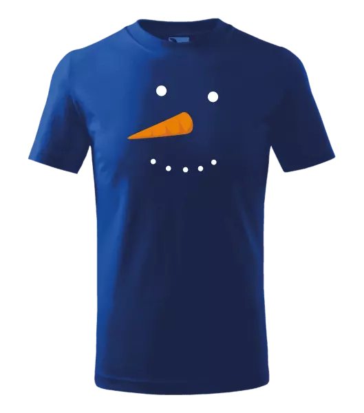 Dětské vánoční tričko Sněhulák