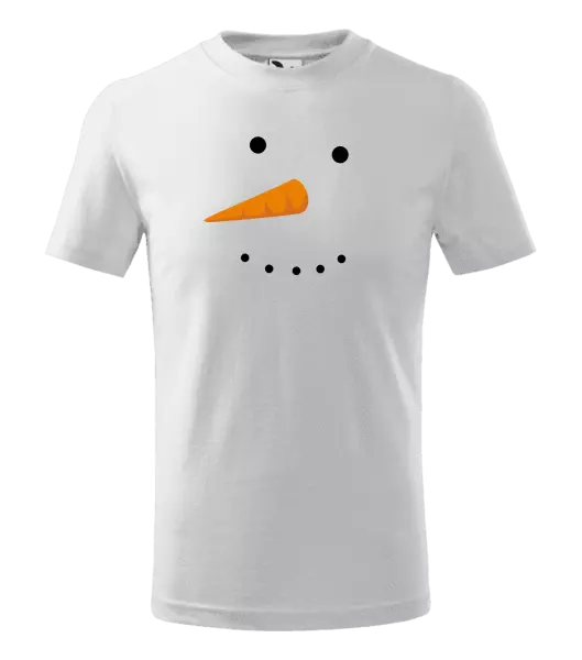 Dětské vánoční tričko Sněhulák