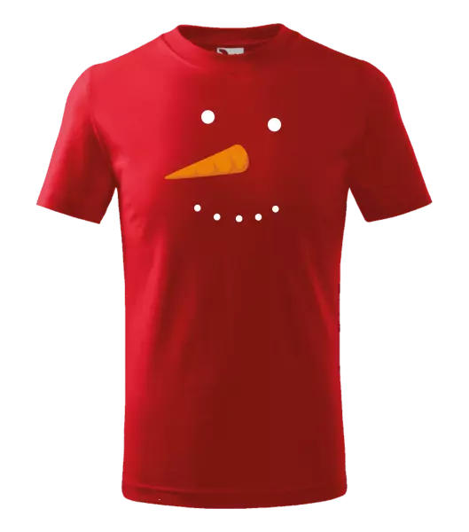 Dětské vánoční tričko Sněhulák