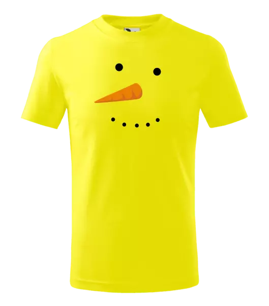 Dětské vánoční tričko Sněhulák