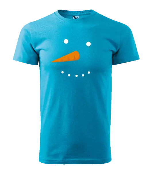 Pánské vánoční tričko Sněhulák