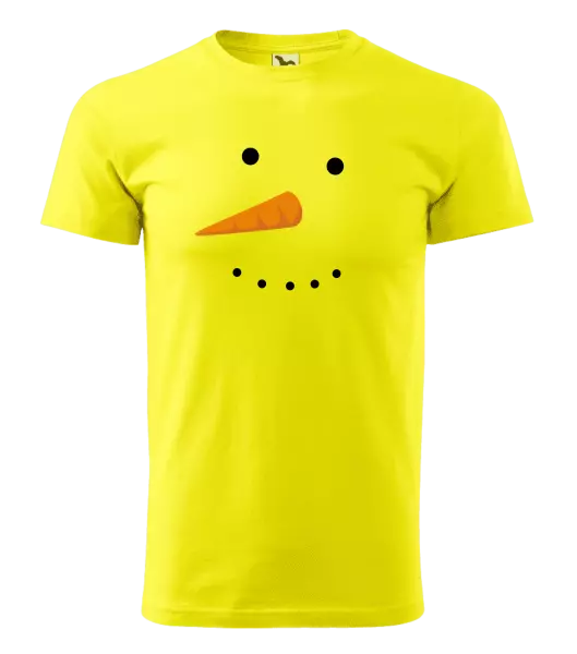 Pánské vánoční tričko Sněhulák