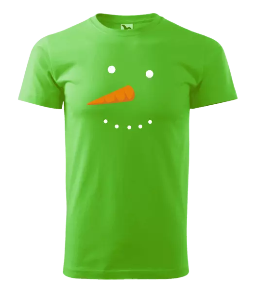 Pánské vánoční tričko Sněhulák