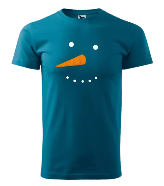 Pánské vánoční tričko Sněhulák