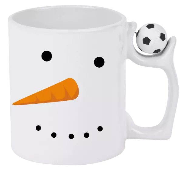 Vánoční hrnek Sněhulák