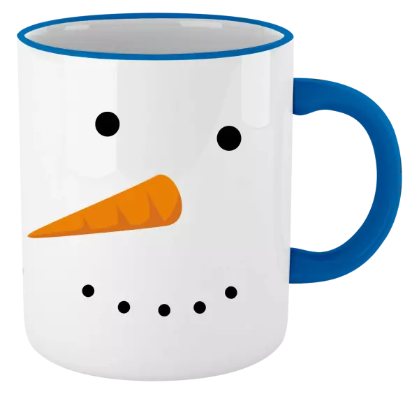 Vánoční hrnek Sněhulák