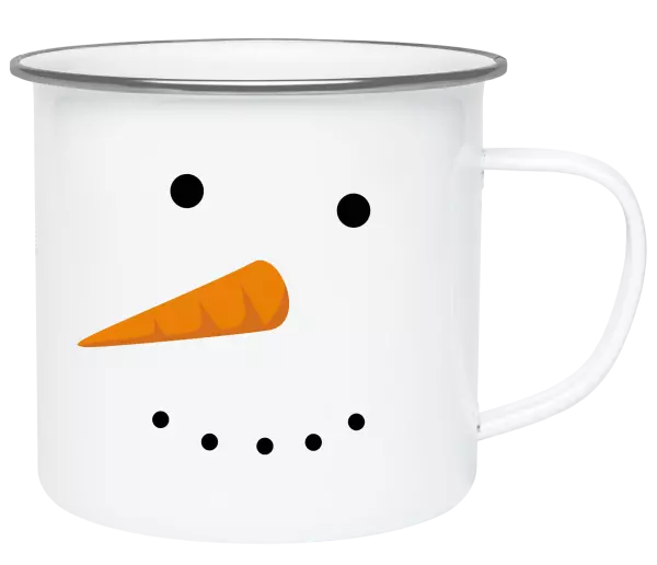 Vánoční plecháček Sněhulák