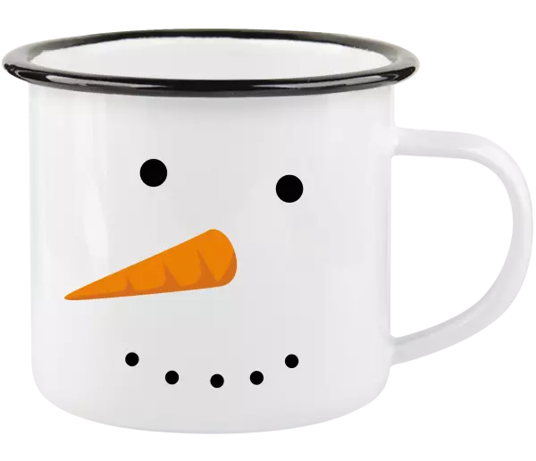 Vánoční plecháček Sněhulák