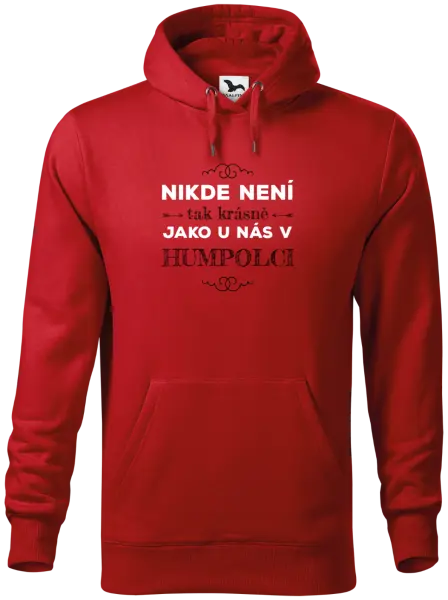 Pánská mikina Nikde není tak krásně, jako u nás v ...