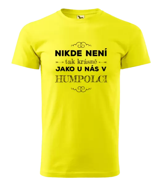 Pánské tričko Nikde není tak krásně, jako u nás v ...
